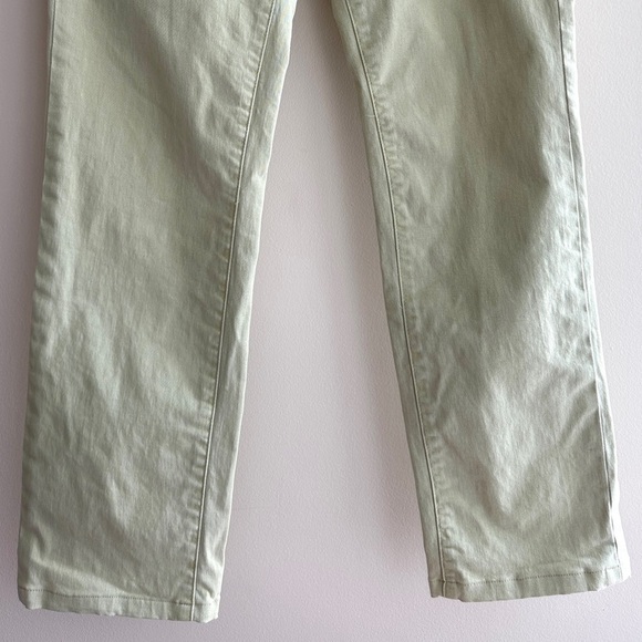 Jag Jeans Light Green Straight Leg Jeans, Size 8, Women’s Colored Pants - Picture 4 of 16